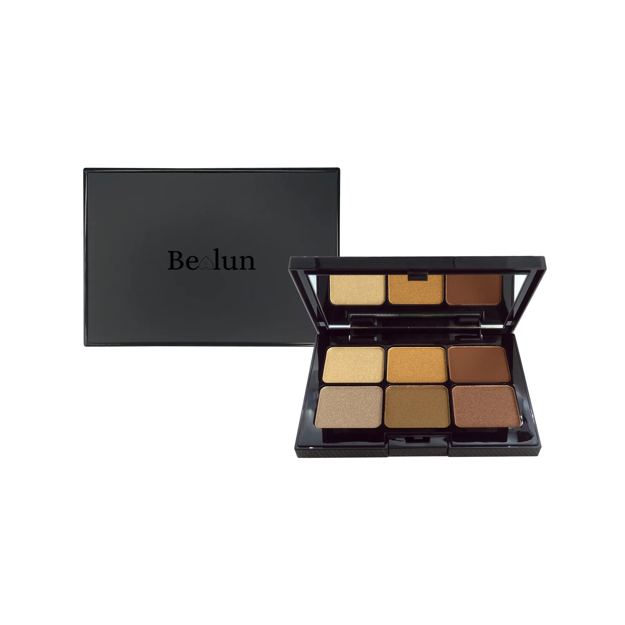 Multi Finish Eyeshadow Palette – Neutral & Shimmer Shades for Timeless Beauty - Bealun